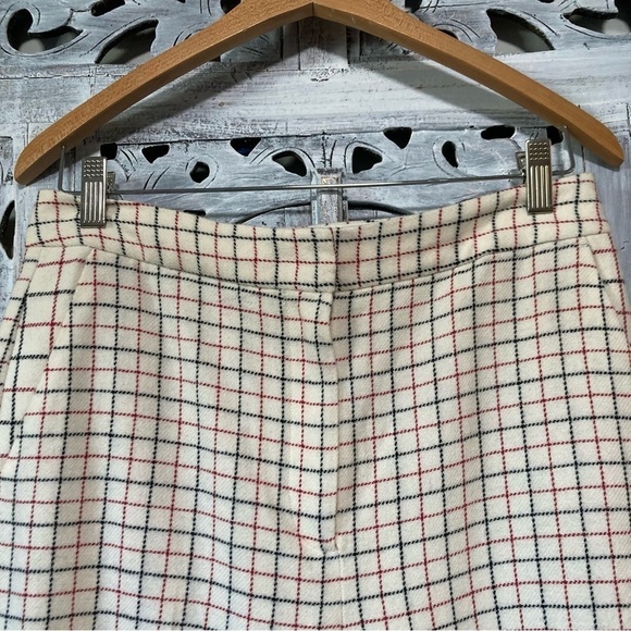 NWOT Rag & Bone Poppy Ivory Check High Waisted Wool Trouser Pants - Picture 10 of 15